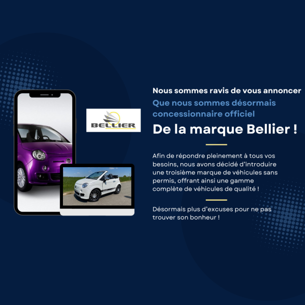 Nous sommes ravis de vous annoncer que nous sommes désormais concessionnaire officiel de la marque Bellier !